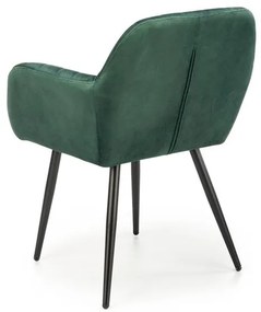 Scaun tapitat k429 - Verde