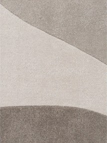 Covor bej țesut manual rotund din lână ø 160 cm Hackney Clarissa – Ted Baker