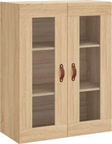 vidaXL Dulap TV montat pe perete, stejar sonoma, 69,5x34x90 cm