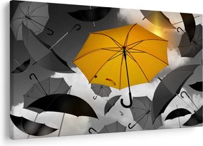 Tablou - Umbrelă galbenă (90x60 cm)