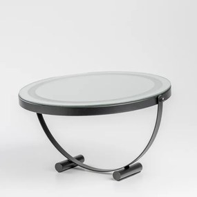 BRILAGI - Oglindă de machiaj LED reglabilă CALIFORNIA LED/17W/230V Ø 42 cm, neagră