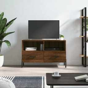 828987 vidaXL Comodă TV, stejar maro, 80x36x50 cm, lemn prelucrat