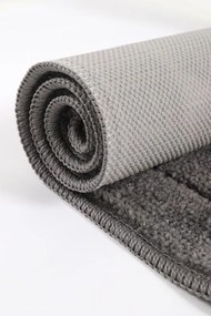 Covorașe de baie gri-antracit 2 buc. 50x80 cm Kareli – Foutastic