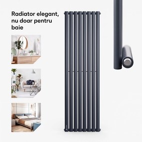 Blumfeldt Tallheo, 47 x 160, radiator, radiator tubular, 728 W, apă caldă, 1/2