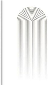 Tablou curcubeu minimalist Mid-Century