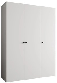 Dulap de haine 150 cm Parna 1 (alb + Negru). 1125868