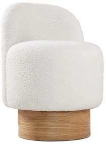 Fotoliu pentru copii RIKI 40x47 cm alb