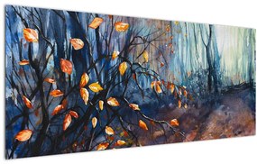 Tablou - Razele solare de toamnă (120x50 cm)
