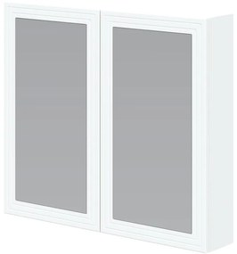 Dulap cu oglindă suspendat Bondi 80 cm, alb
