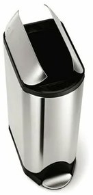 Simplehuman Coș de gunoi cu pedală pentru deșeuri selectate 45 l, inox