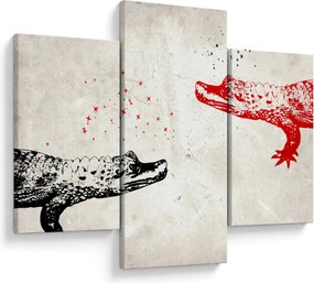 Tablou - Crocodili (90x60 cm)