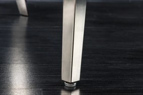 Banca de bar stil baroc Castle Deluxe 165cm, gri