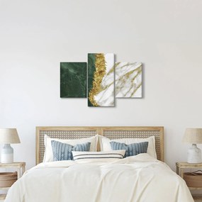 Tablou - Marmură verde N⁰1 (90x60 cm)