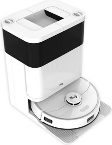 Aspirator robot Magnum PRO, 55 W, 10000 Pa, 0,3 l, 130 min, Wi-Fi, LDS, Notificari vocale, Statie automatа de apa si autocuratare, HEPA, Alb