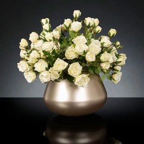 Aranjament floral mediu design LUX BEAN ROSE