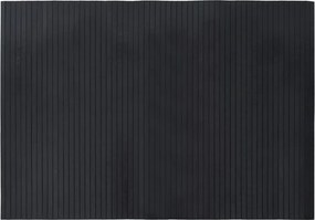 vidaXL Covor dreptunghiular, negru, 70x100 cm, bambus