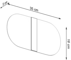 Aplică SALIA 2xG9/40W/230V Sollux SL.1004