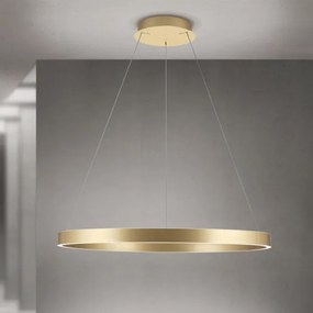 Orion - Pendul LED dimmabil KOLK, 80W, 230V, 2700/3000/4000K, Ø 80 cm, auriu