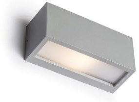 Corp de iluminat DURANT UP - DOWN de perete gri argintiu 230V E27 18W IP54