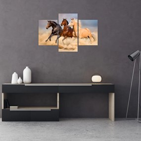 Tablou - Cai sălbatici (90x60 cm)