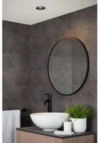 Plafonieră încastrată pentru baie ZIVA 1xGU10/5W/230V IP44 neagră Lucide 09923/01/30