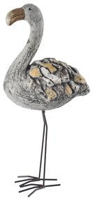 InDecor Flamingo din ceramică Ebi, 28 x 17 x 60 cm