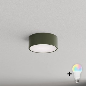BRILAGI - Plafonieră LED RGBW CLARE 1xE27/12W/230V Ø 20 cm kaki