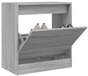 vidaXL Pantofar, gri sonoma, 60x34x63,5 cm, lemn prelucrat