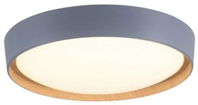 Leuchten Direkt 14347-15-LED Lustr EMILIA 28,8W/230V gri, stropní stmívatelné
