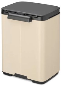 Cos de gunoi Brabantia Bo Small 1008865, 4 L, Deschidere lina si silentioasa, Baza antiderapanta, Bej