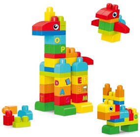 SET DE CONSTRUCTIE IN CUTIE  - ANIMALUTE (62 PIESE) - BUFNITEL (188-646A)