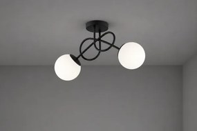 Brilagi - Plafonieră MILO 2xE27/60W/230V negru