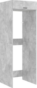 vidaXL Dulap pentru mașina de spălat cu ușă Beton 67,5 x 68 x 200 cm