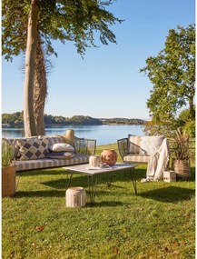 Canapea de grădină kaki Mundo – Bloomingville