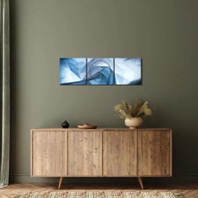 Tablou cu abstracție (cu ceas) (90x30 cm)