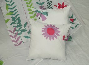 Cort pentru copii Culoare Alb, FLOWERS