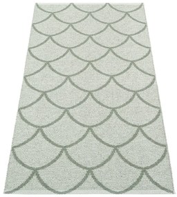 Covor tip traversă pentru interior și exterior verde 70x150 cm Kotte Army Sage – Pappelina