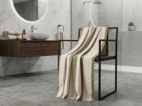 Prosop cu uscare rapida VELMORA 70x140 cm olive, 100% microfibra