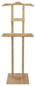 Suport pentru haine din bambus Compactor Bamboo, maro