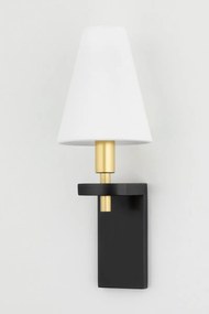 Aplica de perete design clasic DOOLEY bronz antichizat si negru