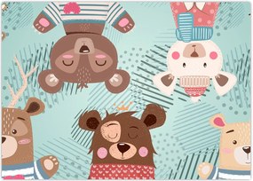 Tablou - Ursuleții veseli (70x50 cm)