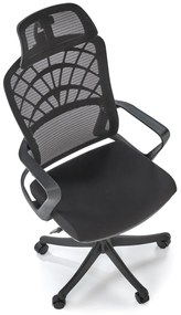Scaun de birou Vesuvio negru H121 cm