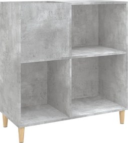 vidaXL Dulap pentru discuri gri beton 84,5x38x89 cm lemn compozit