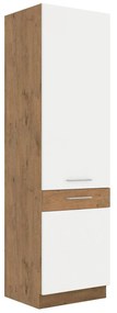 Dulap bucătărie Bronte 60 DK-210 2F (stejar lancelot + alb lucios). 1123242