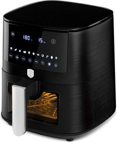 Friteuza cu aer cald, AirFryer 8 L Matte Black Berlinger Hau BH 9605