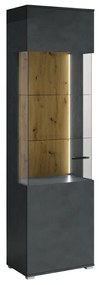 Supermobel Vitrina MORENO, 60x208x37, matera - artisan/matera