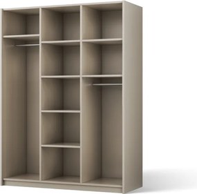 Dulap Bregma III Hinged – 148x58x204 cm – Cașmir – Bregma III Hinged Dulap – Varianta 1
