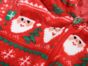 Salopeta copii CHRISTMAS ONESIE rosu - diverse marimi Marime: 122 - 128