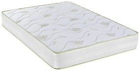 Saltea Aloe Vera 14+2 Memory, 200x200 cm, H 18 cm, husa cu fibre de bambus, Ortopedica, aerisire 3D Free Air