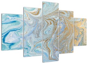 Tablou - Marmură albastră (150x105 cm)